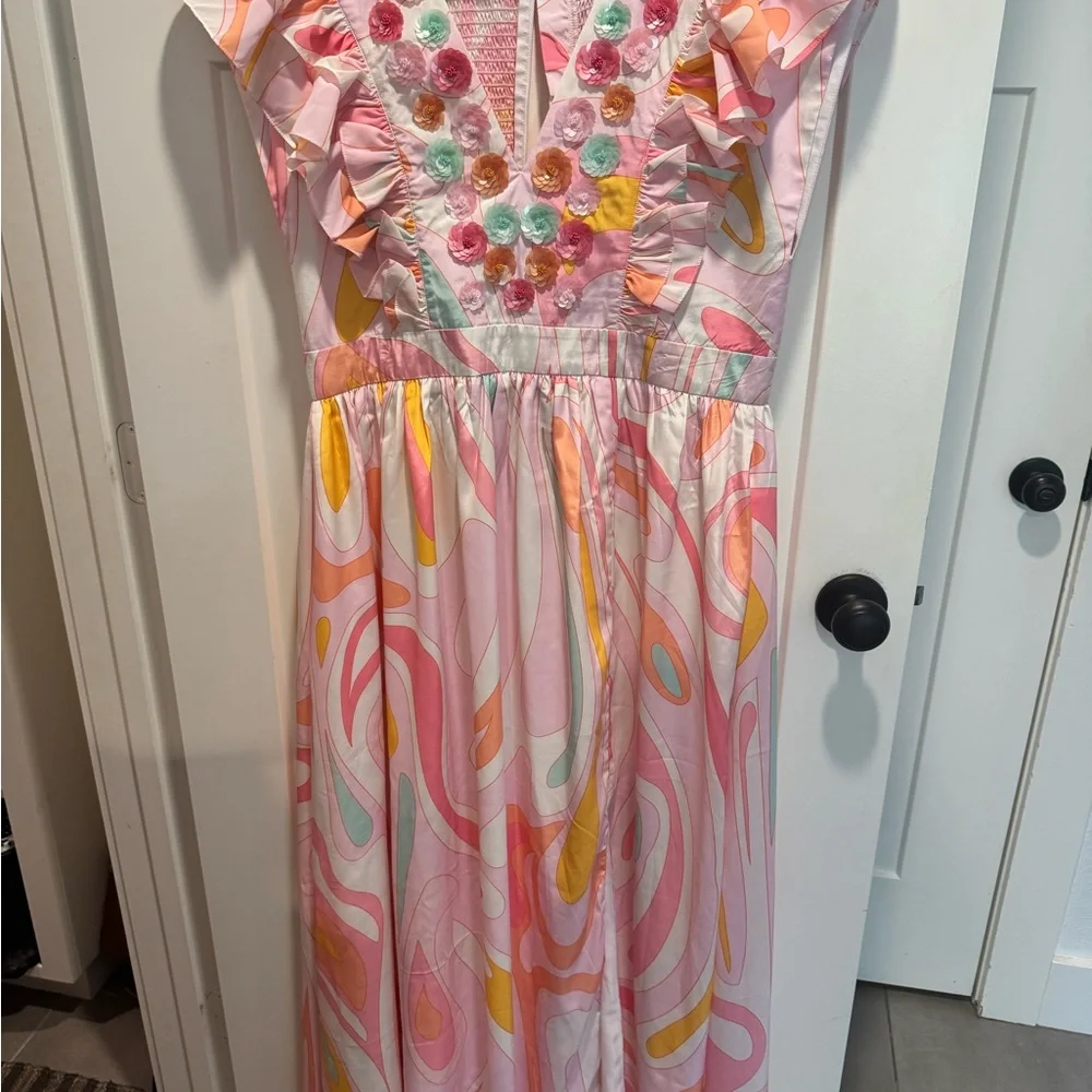 Sheridan French Stacey dress in Peony Wave - Picture 4 of 8